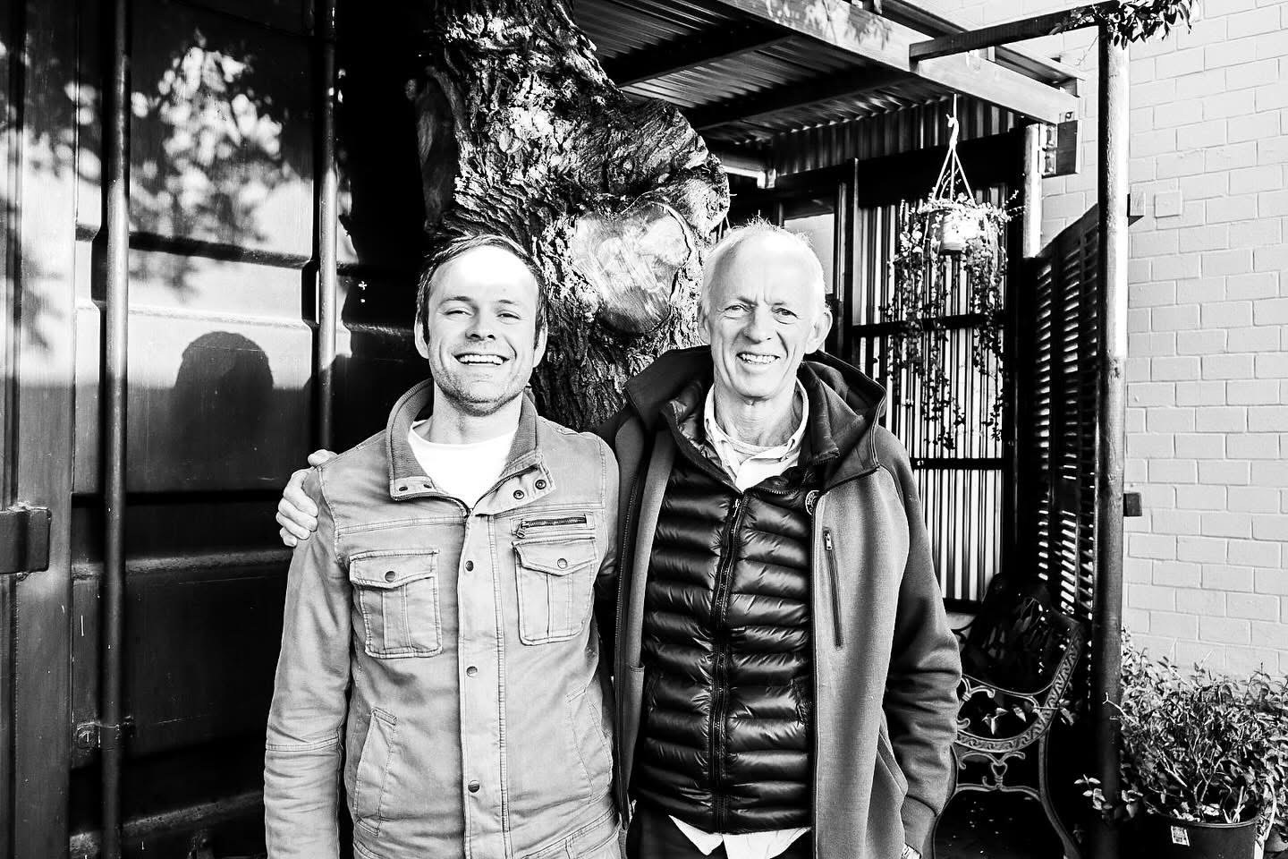 Hein and Jan, the father-and-son team behind Vinn Coffee